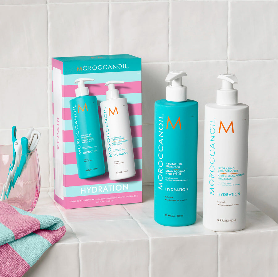 Moroccanoil Hydrating Shampoo & Conditioner 500ml Duo Box