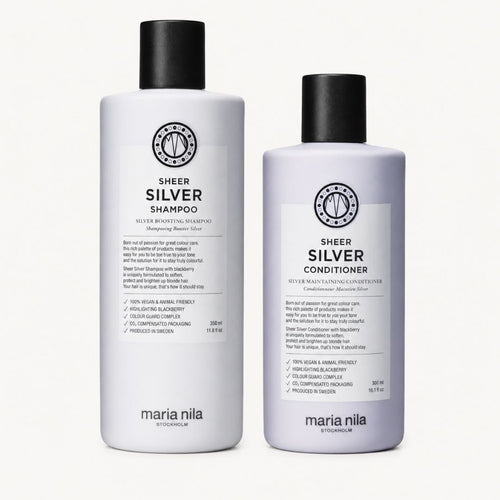 Maria Nila Sheer Silver Shampoo & Conditioner sæt
