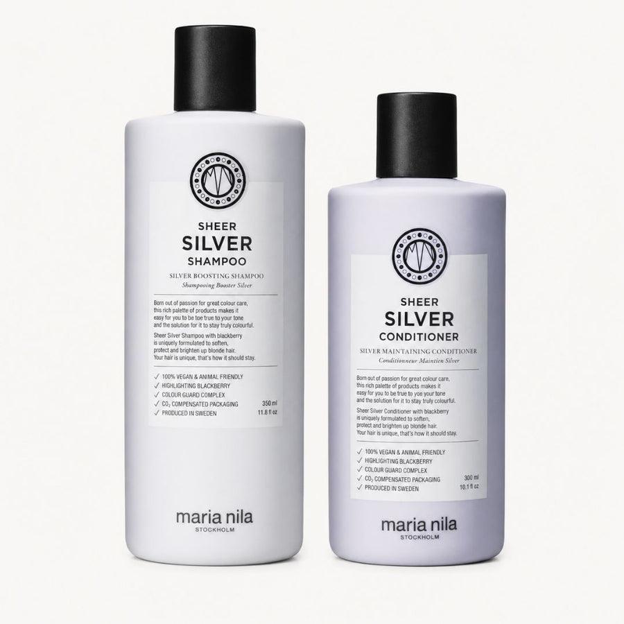 Maria Nila Sheer Silver Shampoo & Conditioner sæt